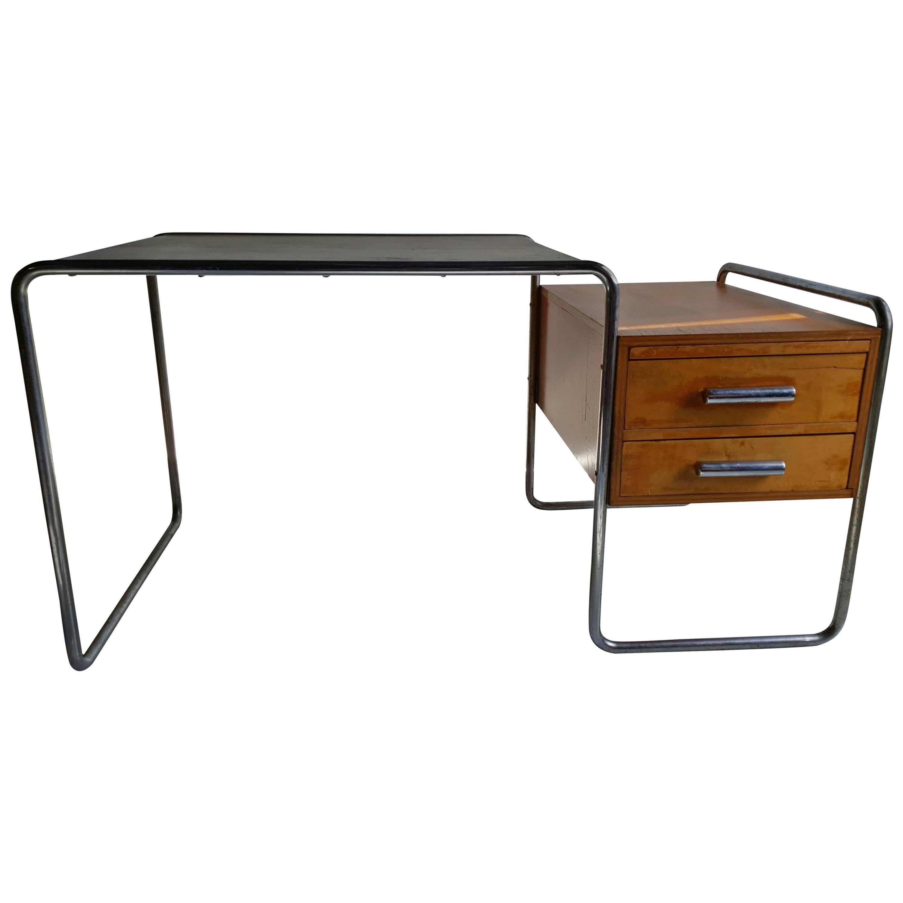 Rare and Important Marcel Breuer Bauhaus Desk for Thonet, 1930s