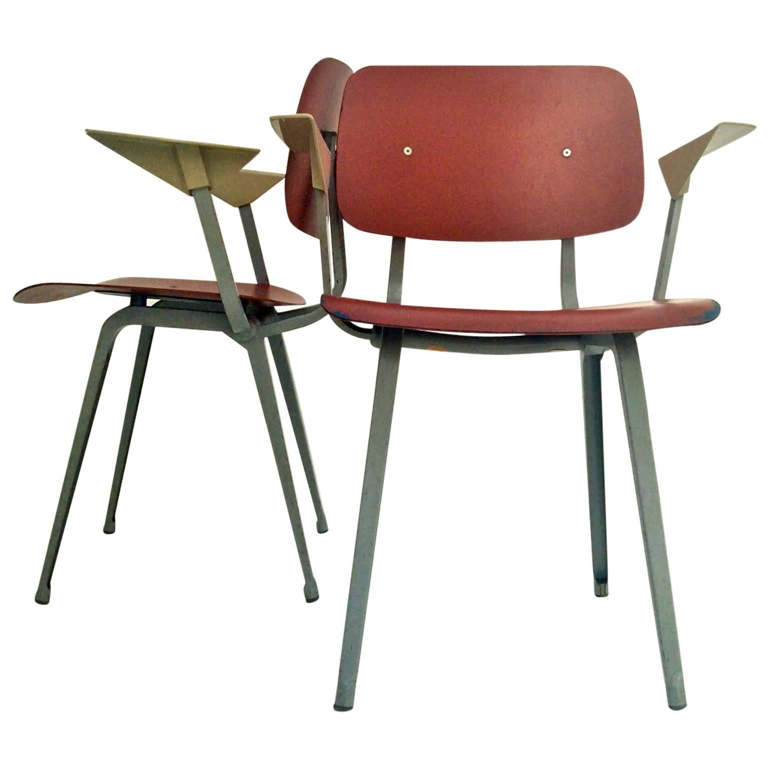 Pair of Revolt Chairs by Friso Kramer, Netherlands