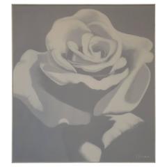 Large Painting of a Rose by Ceravolo