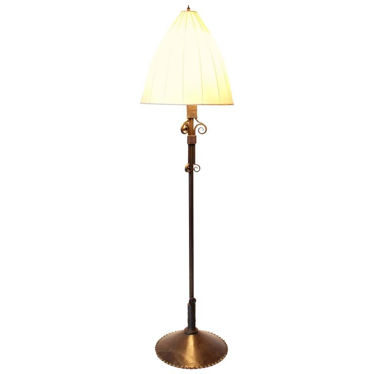 Magnificent Art Deco Amsterdam School Floor Lamp By Winkelman And Magnificent Art Deco Amsterdam School Floor Lamp By Winkelman Van Der Bijl For