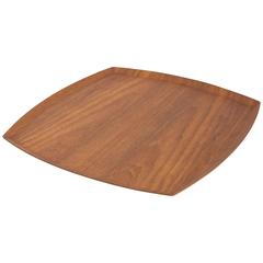 Molded Teak Serving Tray