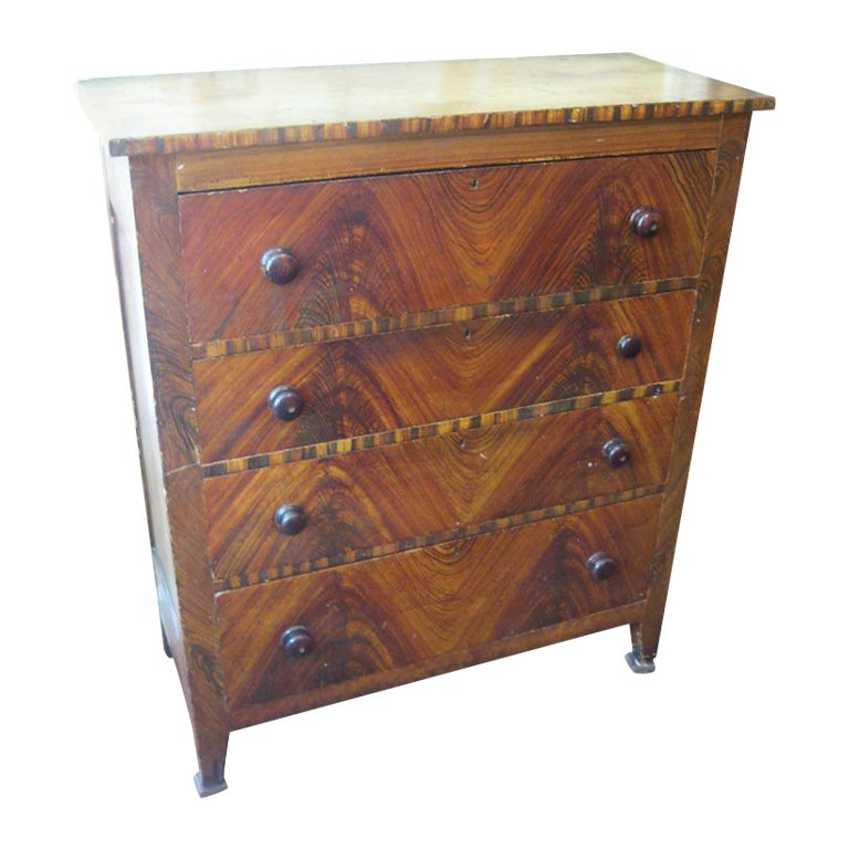 Italian Hand Painted Chest of Drawers at 1stDibs