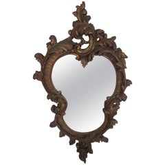 Vintage Italian Giltwood Wall Mirror