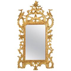 18th Century George III Giltwood Mirror