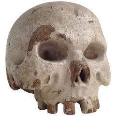 Wooden Skull, 18th Century 8