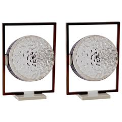 Italian Pair of Table Lamp by Stilux 1