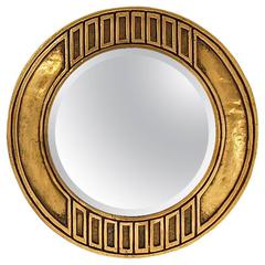 Brutalist Style Bronze Wall Mirror, Mid-20th Century 9