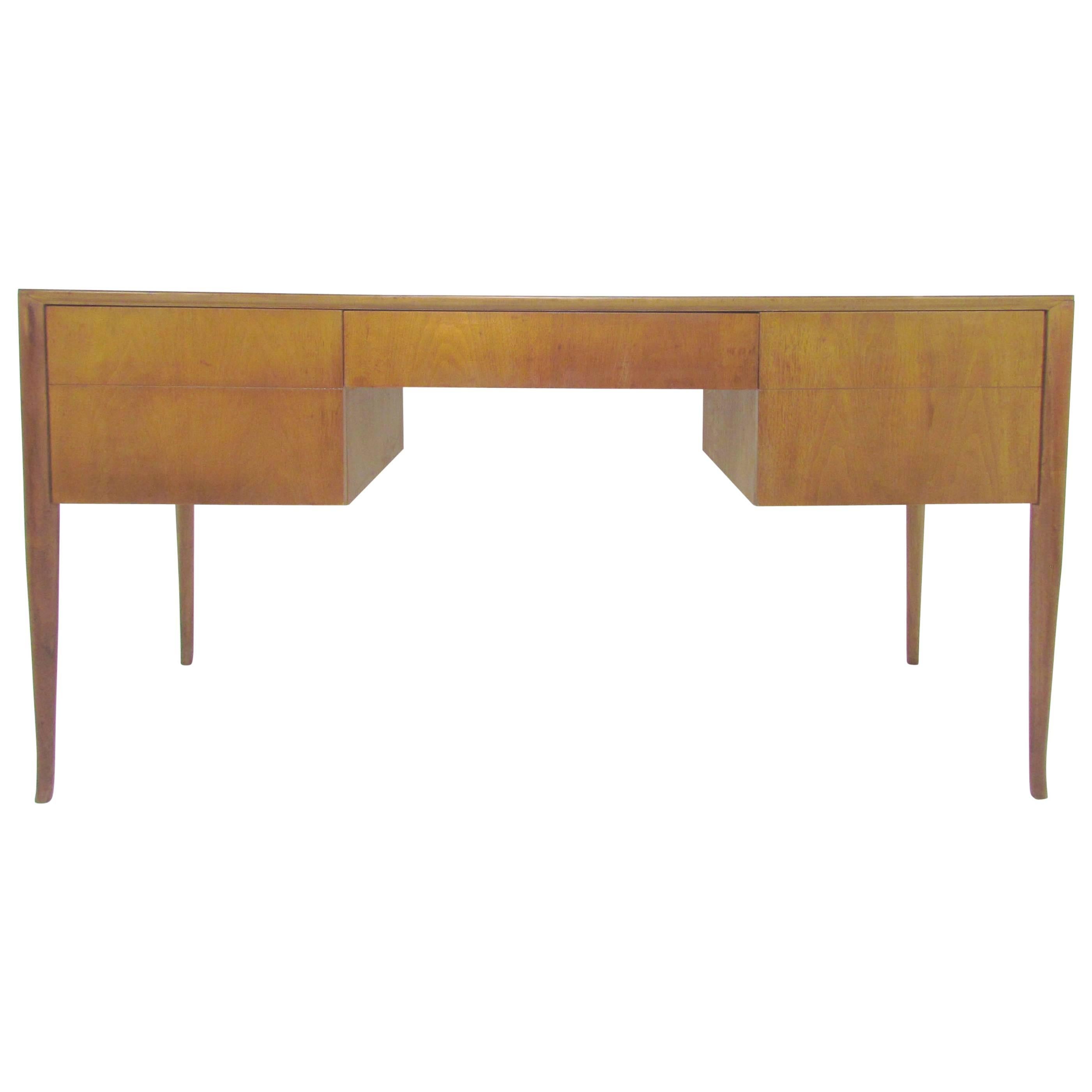 Elegant Writing Desk by T.H. Robsjohn-Gibbings for Widdicomb, circa 1950s