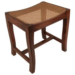 Rosewood Caned Stool