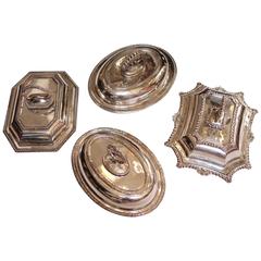 Antique English Hotel Serving Pieces