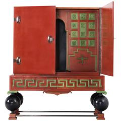 Large Red Cabinet by Paul Boberg