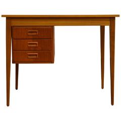 Mid Century Modern Teak And Rosewood Waterfall Desk At 1stdibs Mid Century Modern Teak Adjule Drawer Desk