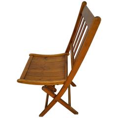 Wooden Folding Chairs, Two Styles; 60 chairs available 