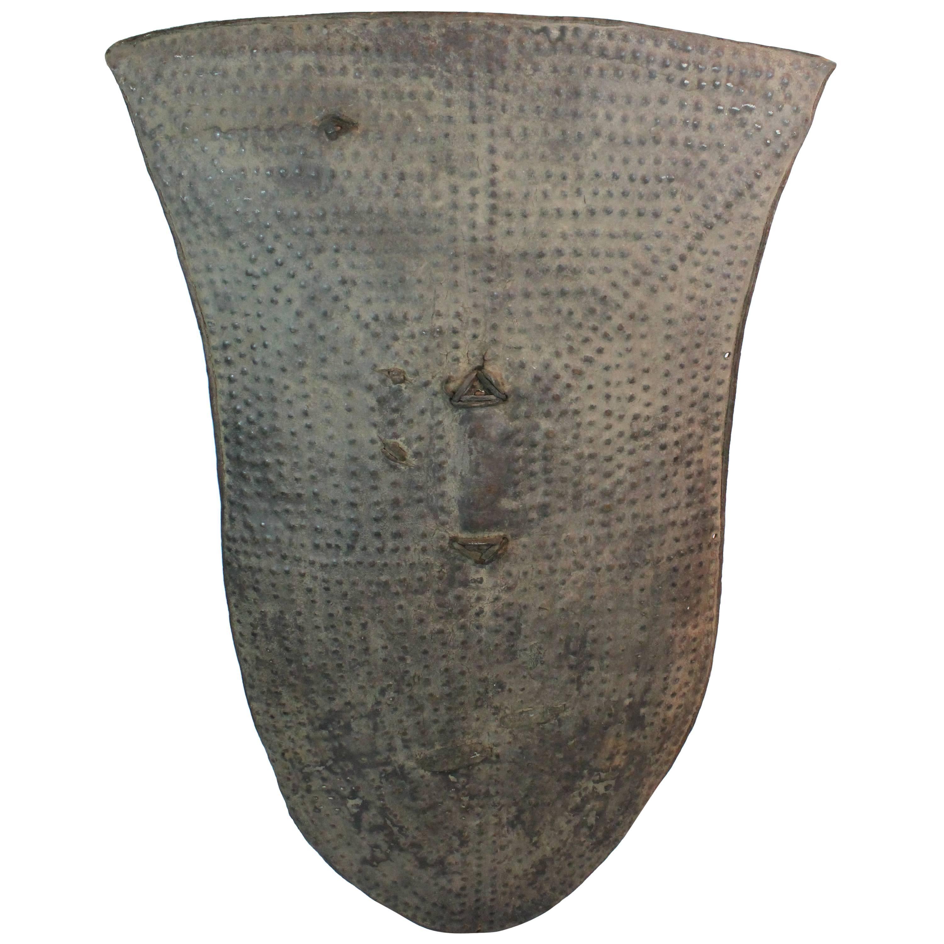 19th Century Large Hide Ethiopian Shield For Sale
