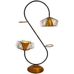 Brass 1940s Floor Lamp by Lightolier 3