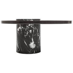 Low Black Marble Table by La Chance 1