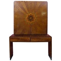 Rare Lajos Kozma Bar Cabinet or Secretary 2