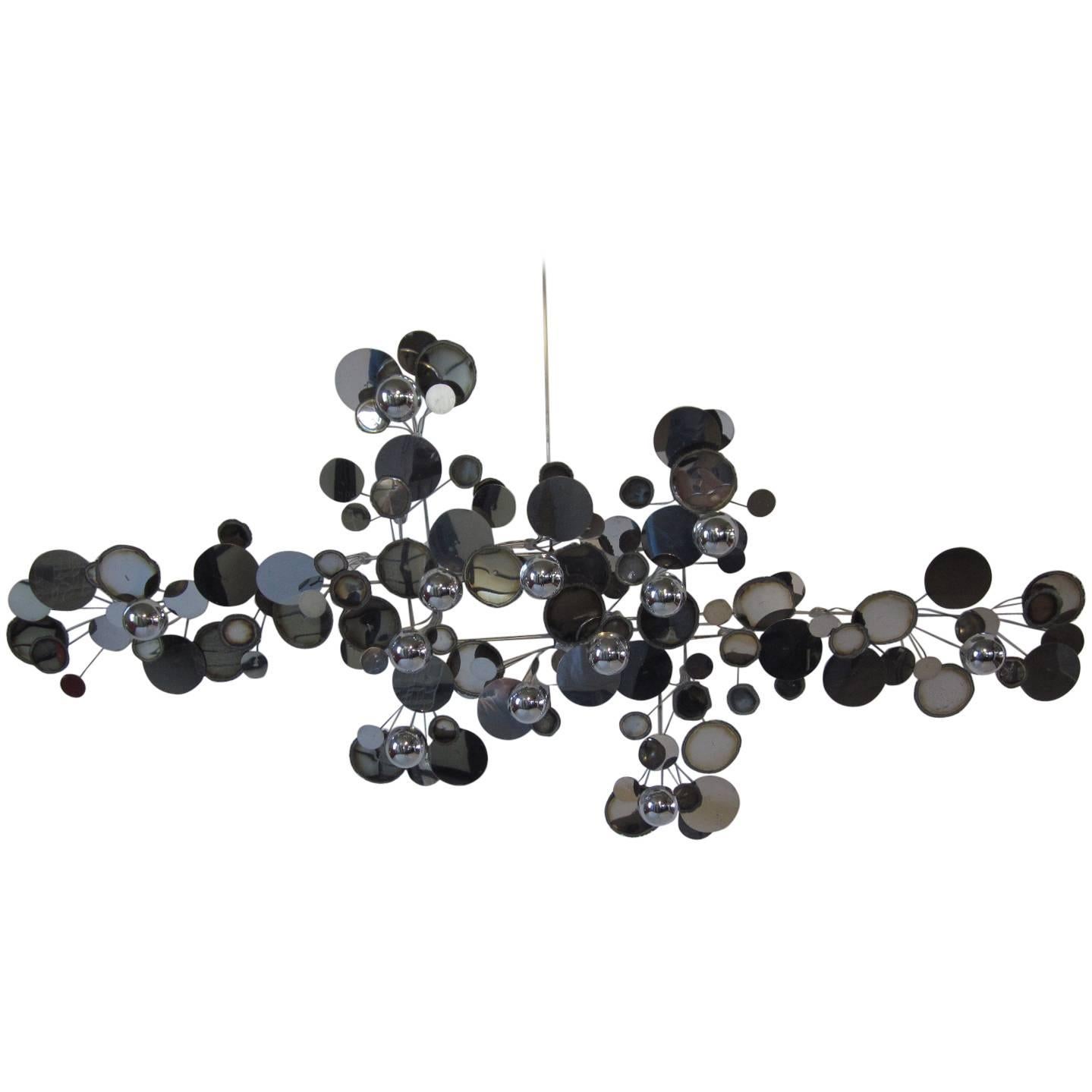 Curtis Jere Large Raindrop Wall Sculpture