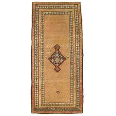 Antique N.W. Persia Decorative Oriental Carpet, Small Runner Size in Earth Tones 10