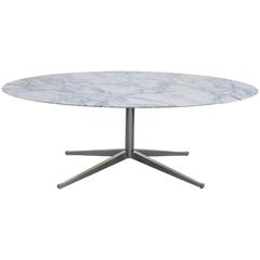 Marble Florence Knoll Oval Table