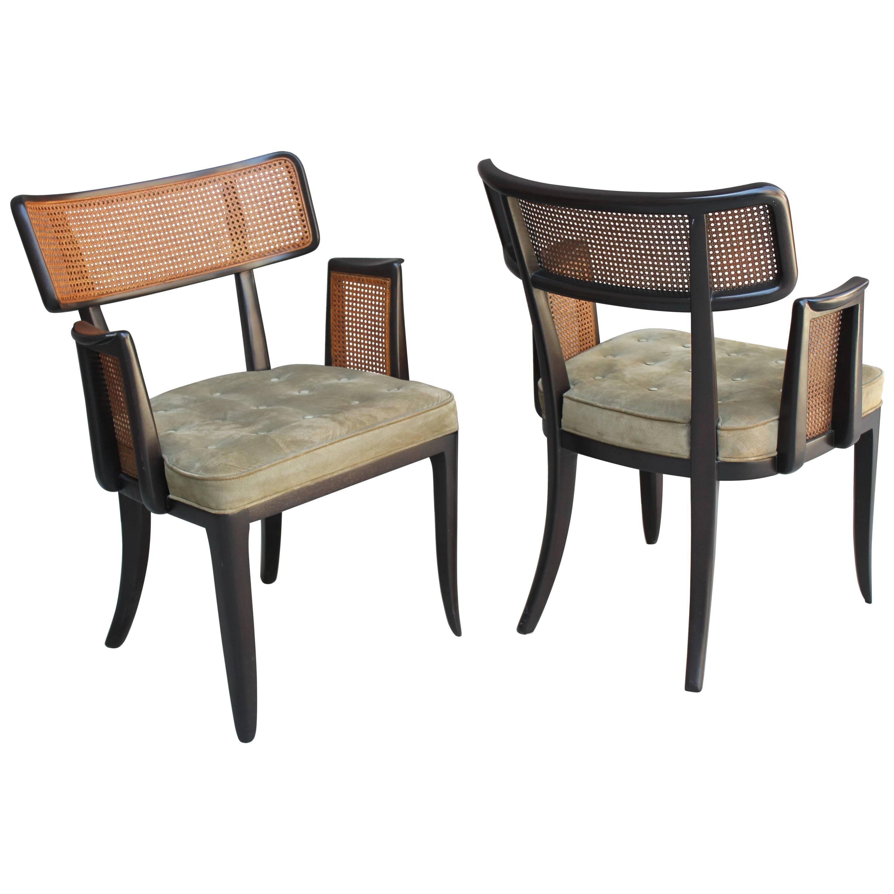 Set of Ten Edward Wormley for Dunbar Dining Chairs