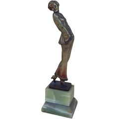 1930s Bronze Figure by Josef Lorenzl Vintage 1930s Bronze Figure by Josef Lorenzl