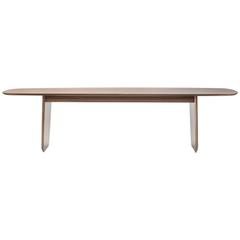 Plinth Walnut Dining Table by Rich Brilliant Willing