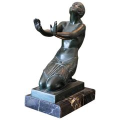 Pierre Le Faguays, Fayral, Bronze Art Deco Sculpture, 1930
