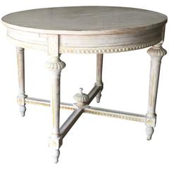 Swedish Gustavian Style Round Table