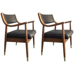 Pair of Armchairs After Edward Wormley