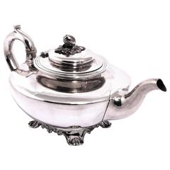 Antique Victorian Silver Teapot, 1837