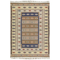Mid-20th Century Swedish Flat-Weave Carpet
