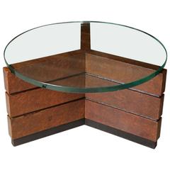 Pierluigi Colli Circular Coffee Table, Italian, 1930s