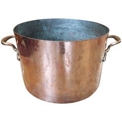 Large English Copper Cooking Pot
