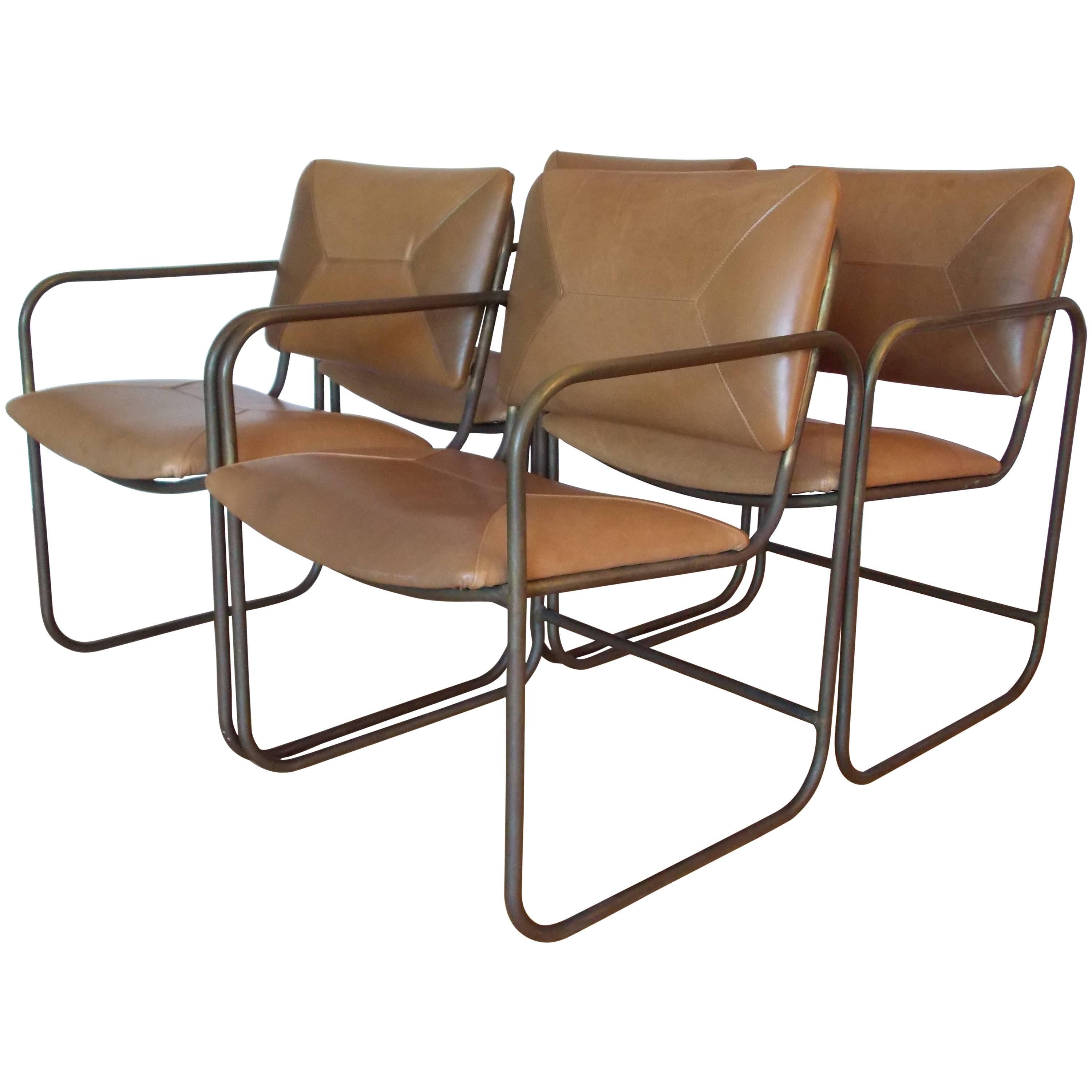 Kipp Stewart Occasional Bronze Chairs for Terra California Design