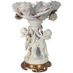 19th Century Moore’s Pottery Centerpiece 6