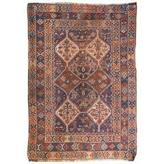 Antique Exceptional 19th Century Ghashgaei Rug