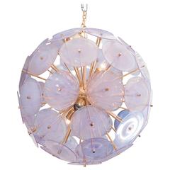 Iridescent Murano Disc Sputnik Chandelier 9