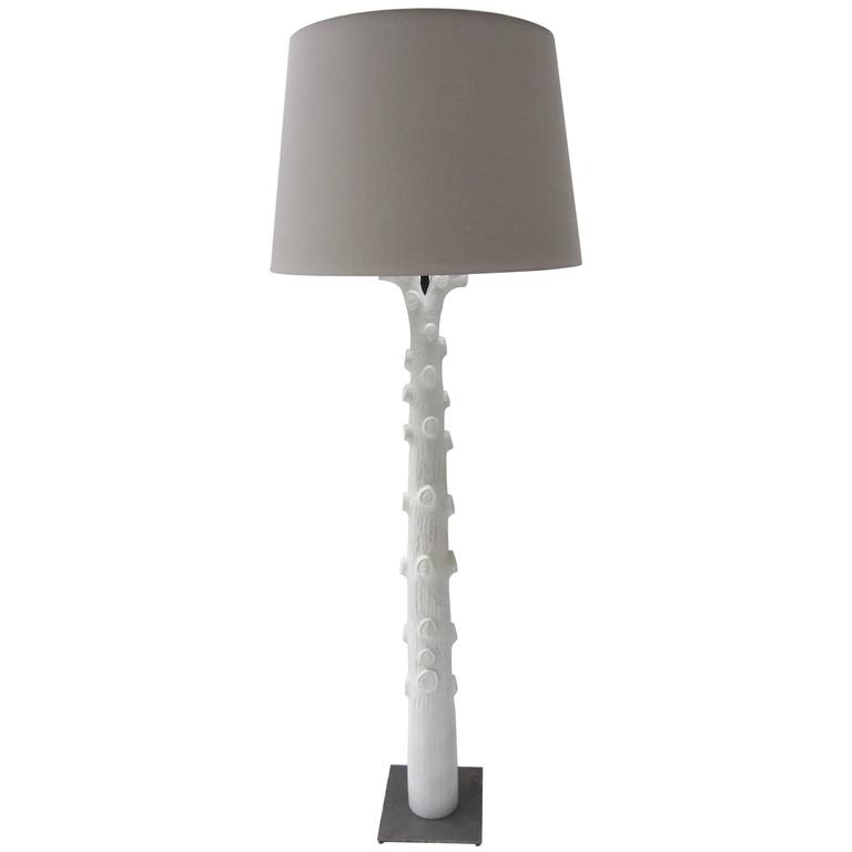 tree trunk floor lamp