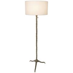 French Vintage Bronze Floor Lamp by Maison Baguès, circa 1940 3