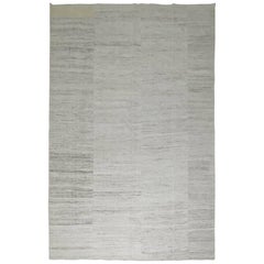 Cotton Kilim Flat-Weave Carpet