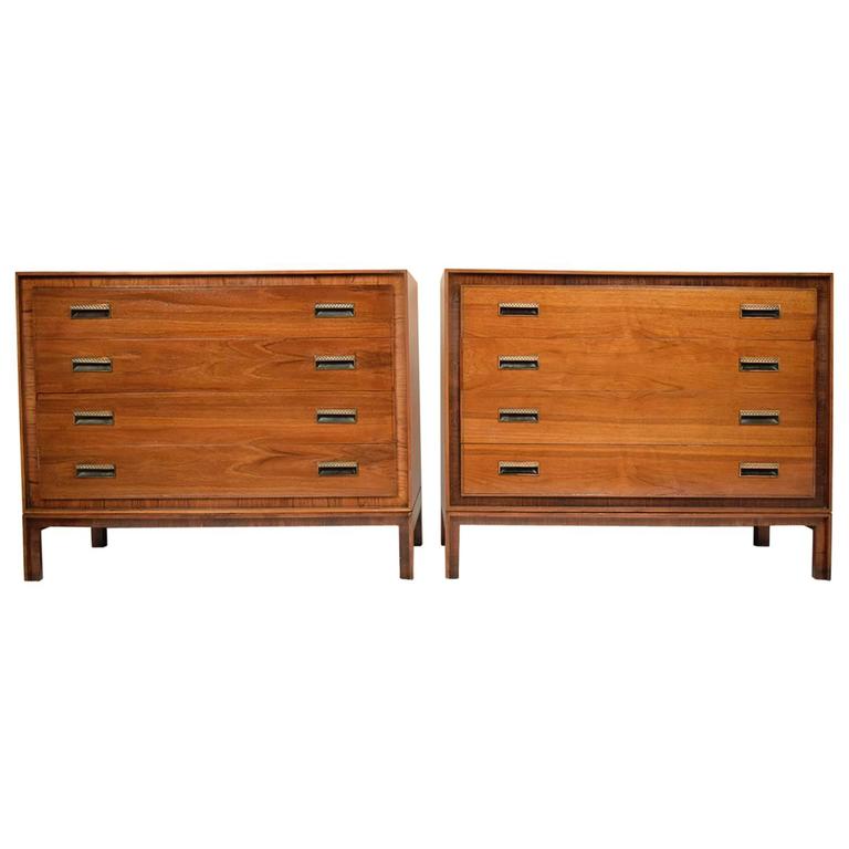 Pair of MidCentury Modern Dressers by Glenn, California at 1stDibs