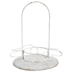 Mathieu Matégot Enameled Metal Bottle Holder, circa 1950 4