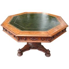 Exceptional Quality Oak Center Library Table