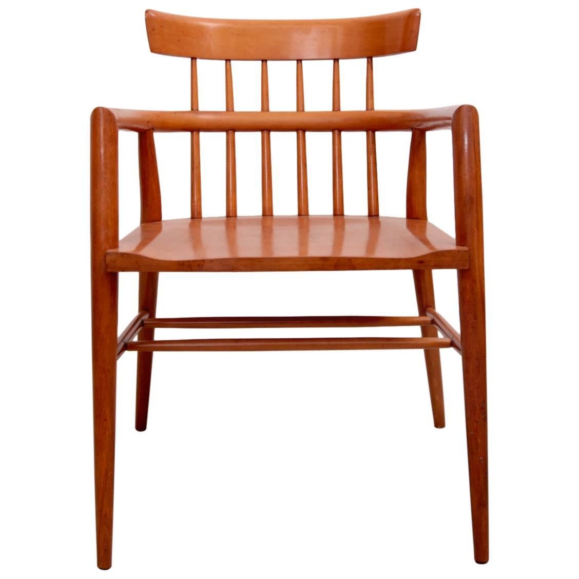 Solid Maple "Planner Group" Paul McCobb Armchair for Winchendon