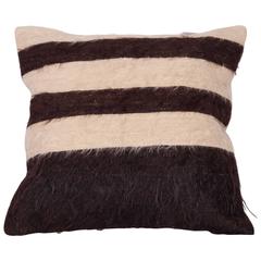 Pillow Made Out of an Mid-20th Century Siirt Angora Blanket