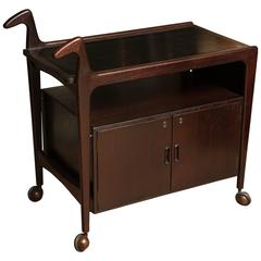 Danish Bar and Serving Cart