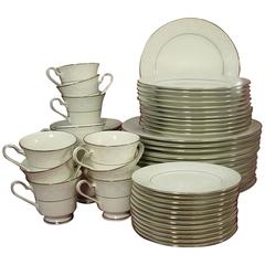 Noritake China Trudy 7087 Pattern 60-Piecc Set Service for Twelve
