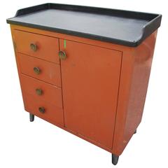 1940s American Steel Cabinet