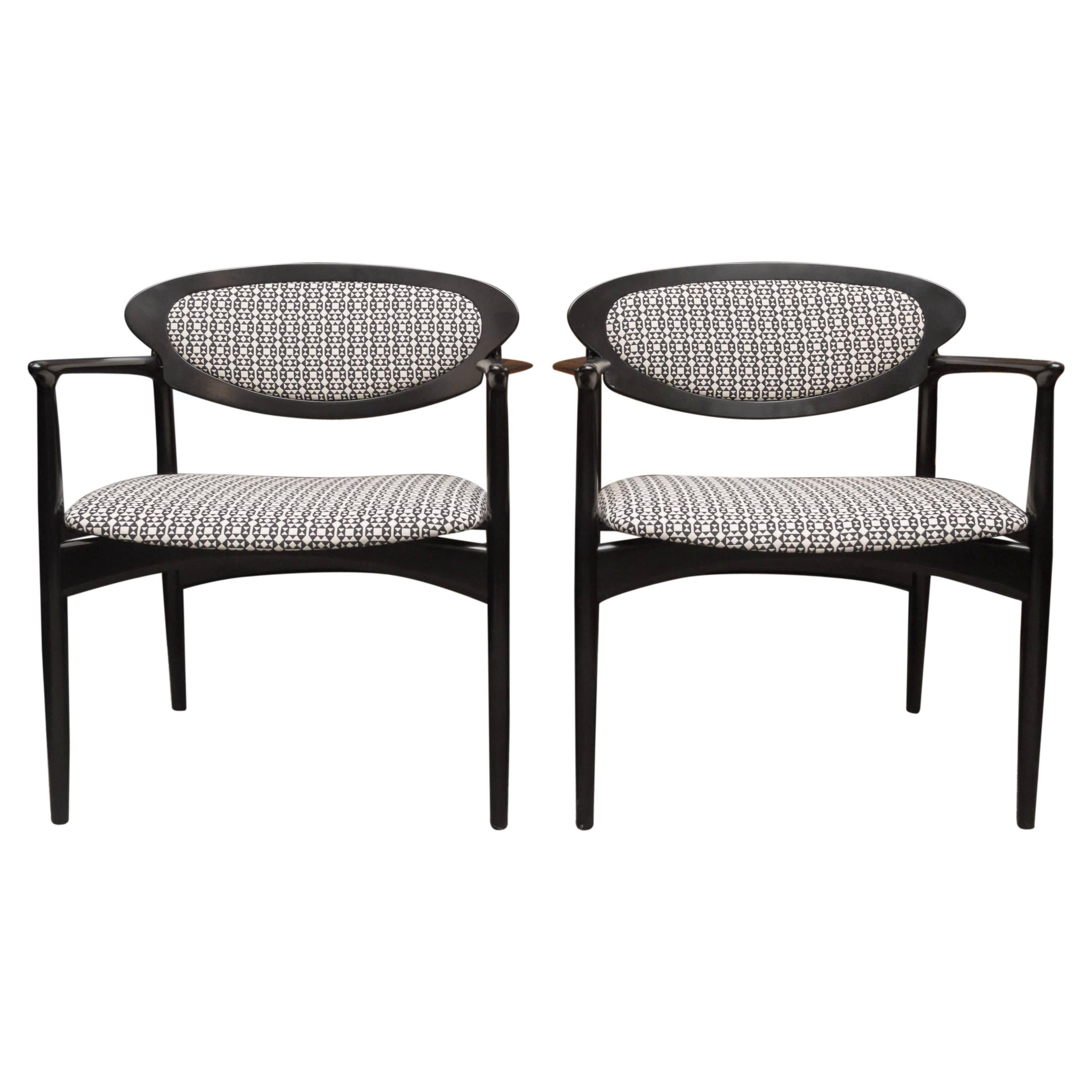 Pair of Danish Armchairs for Selig